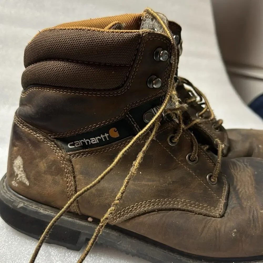 Carhartt Work Boots ASTM F2413-18 US Men’s 10 Paint Distressed broken in comfy